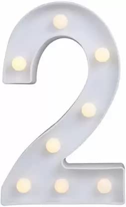 9 Inch Led Marquee Number Light Sign (Number 2)