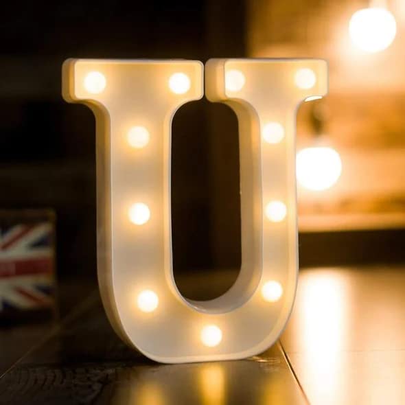 8.9 Inch Marquee Led Alphabet(U) Letter Led Lights (Pack of 1)