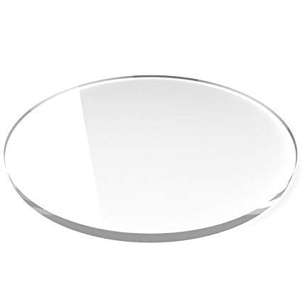 6 Inch Round Shape Acrylic Selfie Mirror (1mm) (Pack of 1)